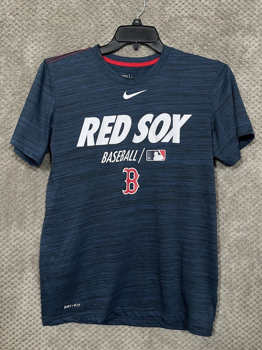 Nike DRI-FIT MLB PERFORMANCE Boston Red Sox T-shirt Men's S 279