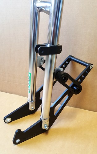 Complete Stuha Forks for Speedway bike in Black colour - Picture 2 of 3