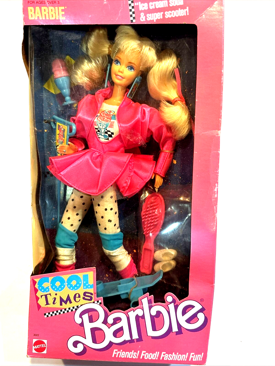 Cool Times Barbie 1988 Mattel 3022 ~ NRFB (non-mint Box) w