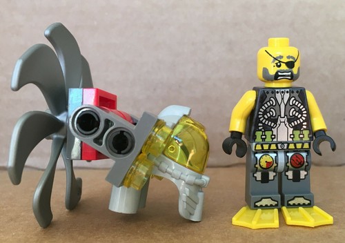 LEGO ®-Minifigur Diver 3 - Ace Speedman Set 7985 City of Atlantis - atl024 - Picture 6 of 7