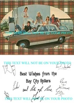 THE BAY CITY ROLLERS SIGNED AUTOGRAPH 6x9 RP PROMO PHOTO SATURDAY NIGHT S A T U 
