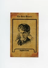 #TN20158 STEPHEN CRANE Daily Historic Trade Card RARE