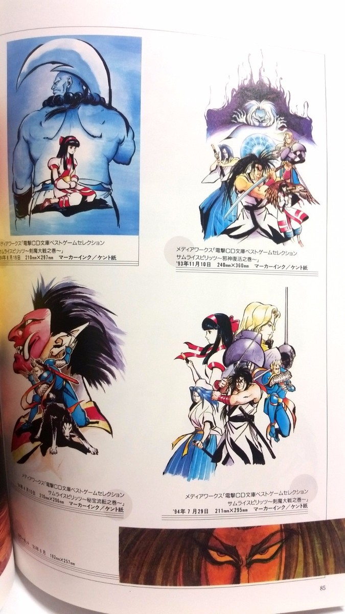 SNKイラストレーションズ SNK Illustrations Art Book King of Fighters Samurai Showdown