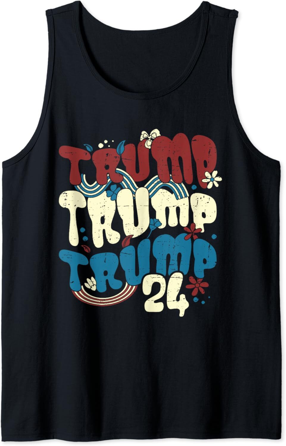 Donald Trump 2024 Patriotic Retro Campaign American Election Small, Black