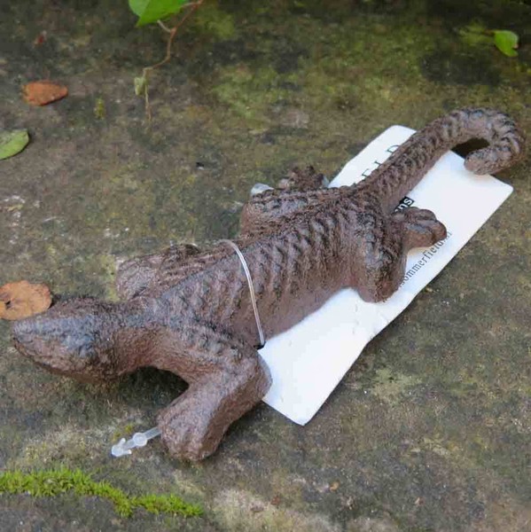 Salamander Gecko Echse Gusseisen Eidechse Gartentiere Molch Lurch WP058G-B-image
