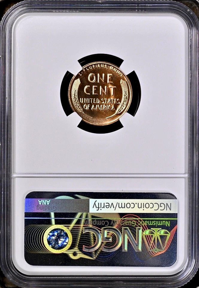 1955 Lincoln Wheat Cent NGC PF69 RD Lustrous Fire Red PCGS List Price $1150.00 - Image 2 of 2