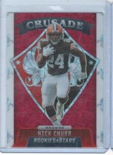 Nick Chubb 2021 Panini Rookies & Stars #CR-7 Crusade Red Circles Browns