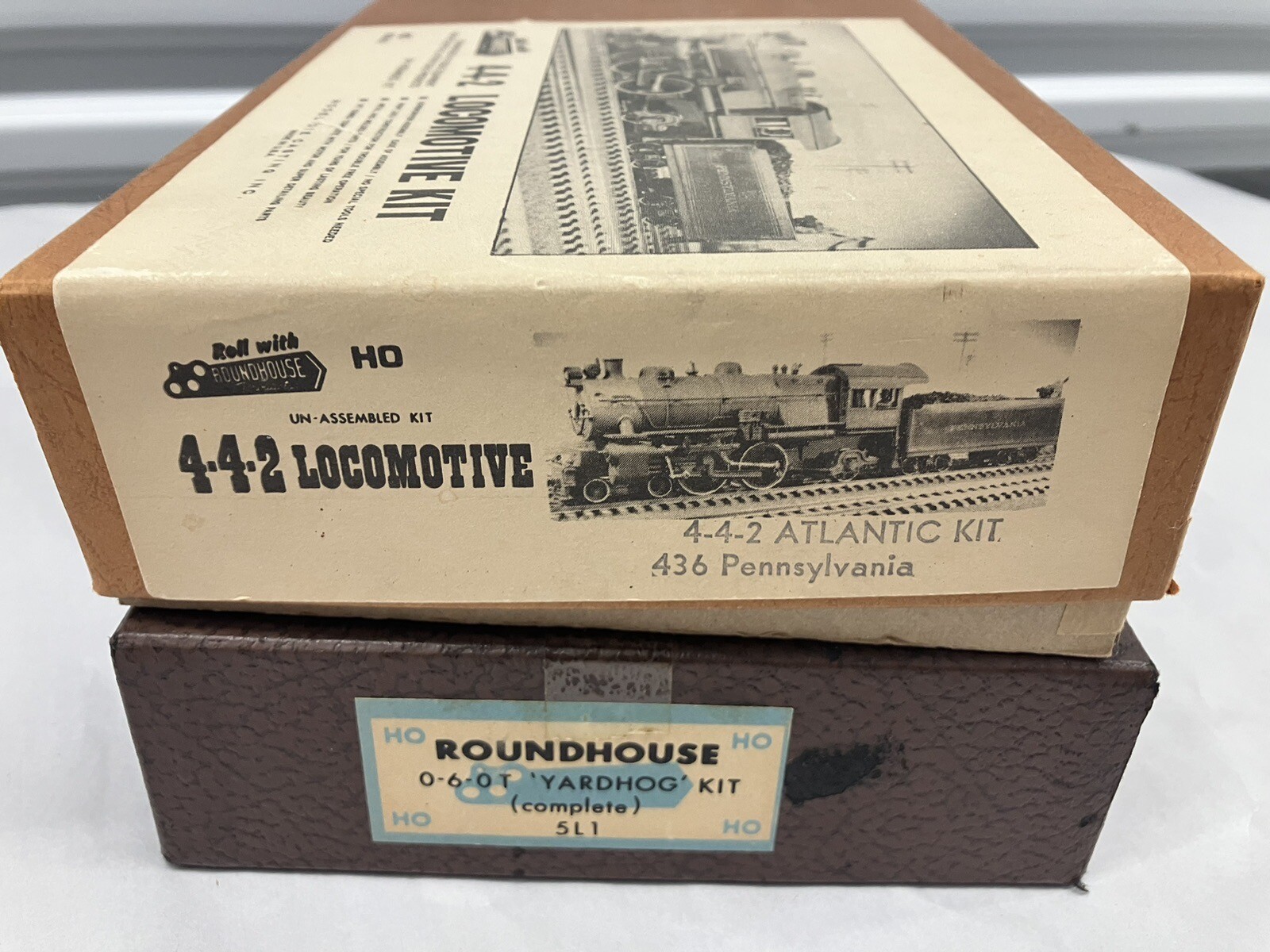 2 Vintage Roundhouse HO Steam Kits 442 + 060 Saddle Tank