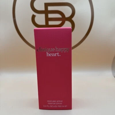 Clinique Happy Heart 100ml EDP Spray New, Boxed, Box damage see photos No Cello