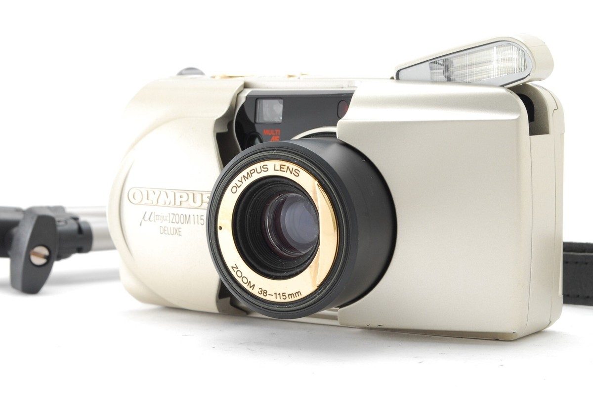 ⏯️ [ EXC+5 ] Olympus Mju μ Zoom 115 Deluxe Point & Shoot 35mm