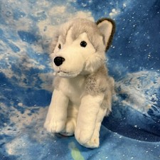 LAPLAND UK SIBERIAN HUSKY JARVI ALASKAN 12" soft toy PUPPY DOG plush KEEL