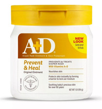 A D Original Diaper Rash Treatments Skin Protectant Ointment 16 oz