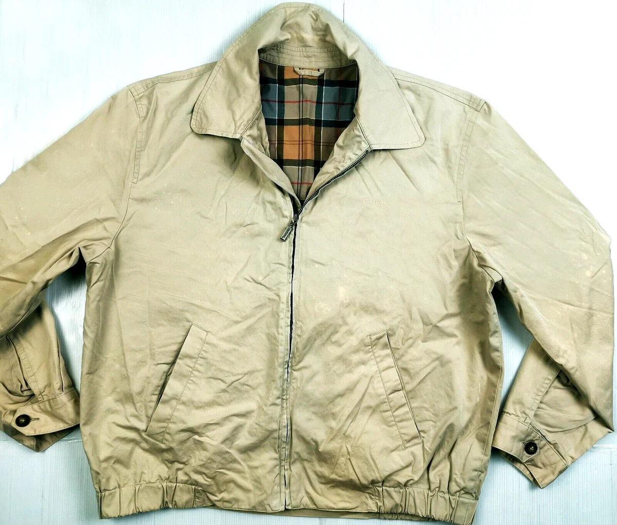 Light khaki barbour jacket sale