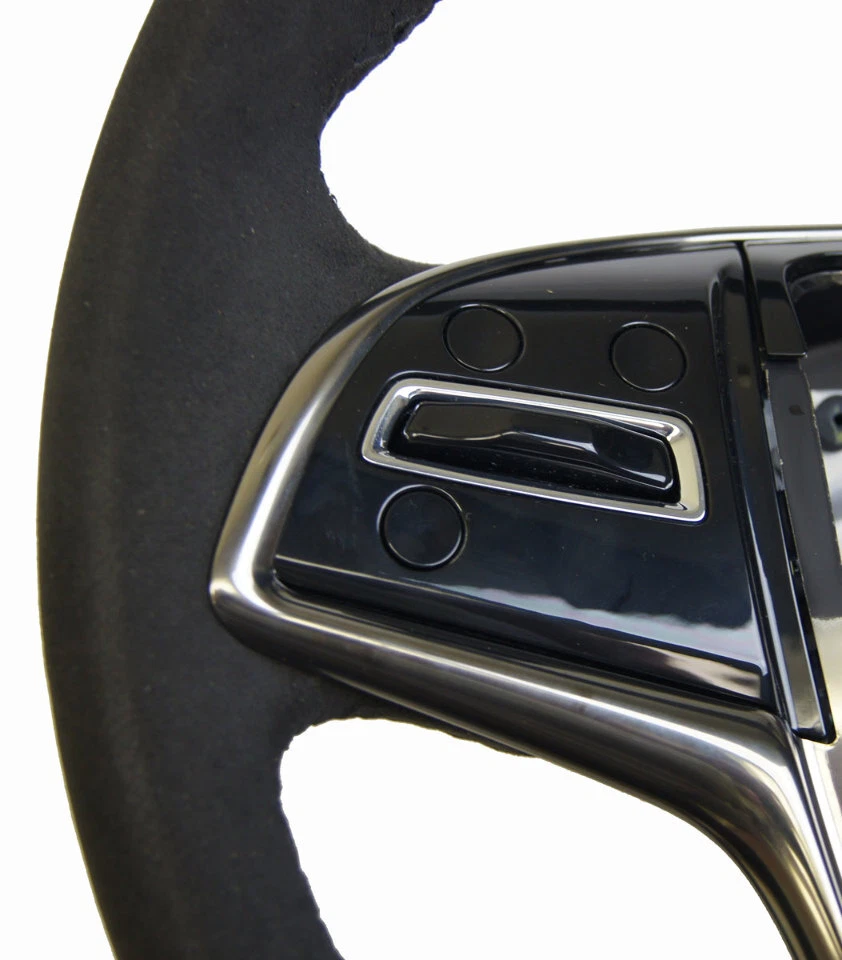 Volante Cadillac CTS 2014 gamuza negra sin cambio de paleta nuevo OEM 23193054 Foto 4 de 4