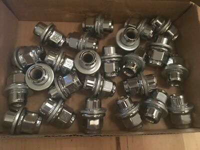 #ad Box of 24 Precision European Motor Workes Chrome Lug Nut M12x1.25 Thread CV50065 $25.49
