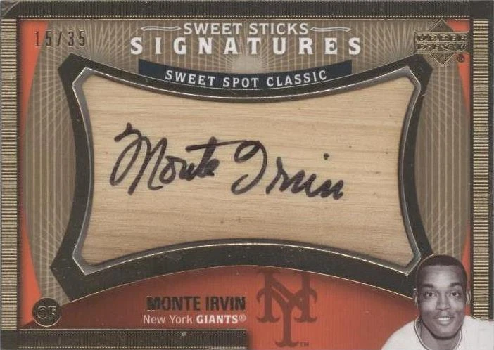 2005 Upper Deck Sweet Spot Classic - Monte Irvin #MI