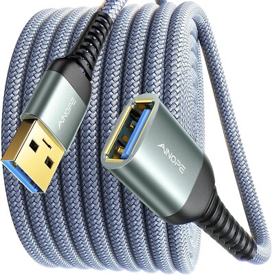 USB Extension Cable,Usb Extender,Usb 3.0 Extension Cable, Male to Female Cord 10