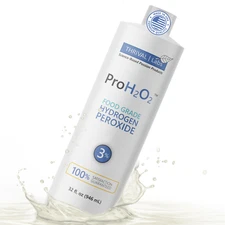 ProH2O2 Food Grade Hydrogen Peroxide 3%, 32oz Refill Bottle by Thrival Labs