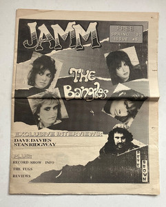 JAMM fanzine Mid Atlantic Newspaper of Music - Vintage Spring 1987, issue #6