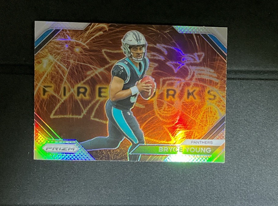 2023 Panini Prizm - Fireworks Bryce Young #F-6 No Huddle Prizm (RC)