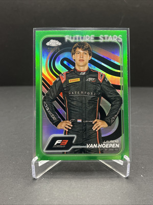 2024 Topps Chrome Formula 1 F1 Laurens Van Hoepen Green Refractor 38/99 #65