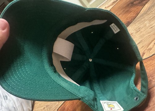 Gorra de béisbol Masters Caddy para hombre OS verde algodón aguja americana bordada - Imagen 4 de 9