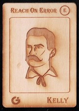 KING KELLY - GYPSY OAK Wooden BASEBALL Trading Card FAN CRAZE ART SERIES