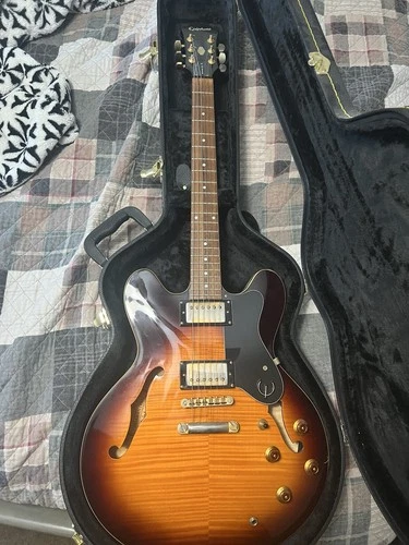 ES 335 Electric Guitar Semi Hollow Body W/ Hard Case