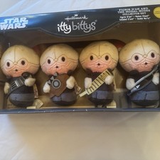 Star Wars Hallmark itty bittys Filgrin D’an Modal Nodes Cantina Band Plush Set