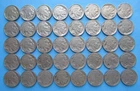 Roll of Buffalo Nickels - full date