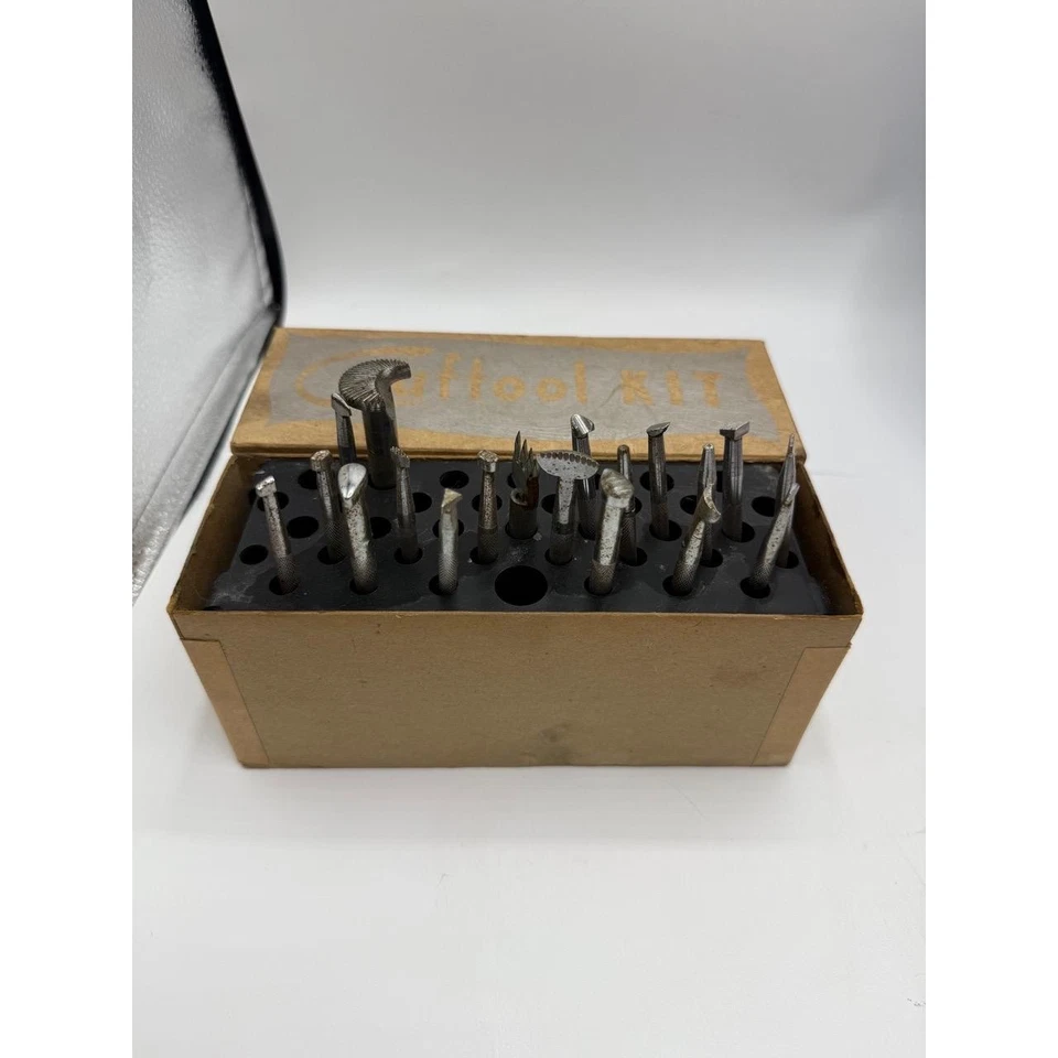 Металлическая кожа 19 шт. CraftTool набор штамповки текстуры набор универсальные узоры - Изображение 4 из 4