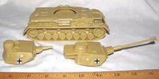 CTS WWII German Mk IV panzer tank in Afrika Korps tan 1/38 scale