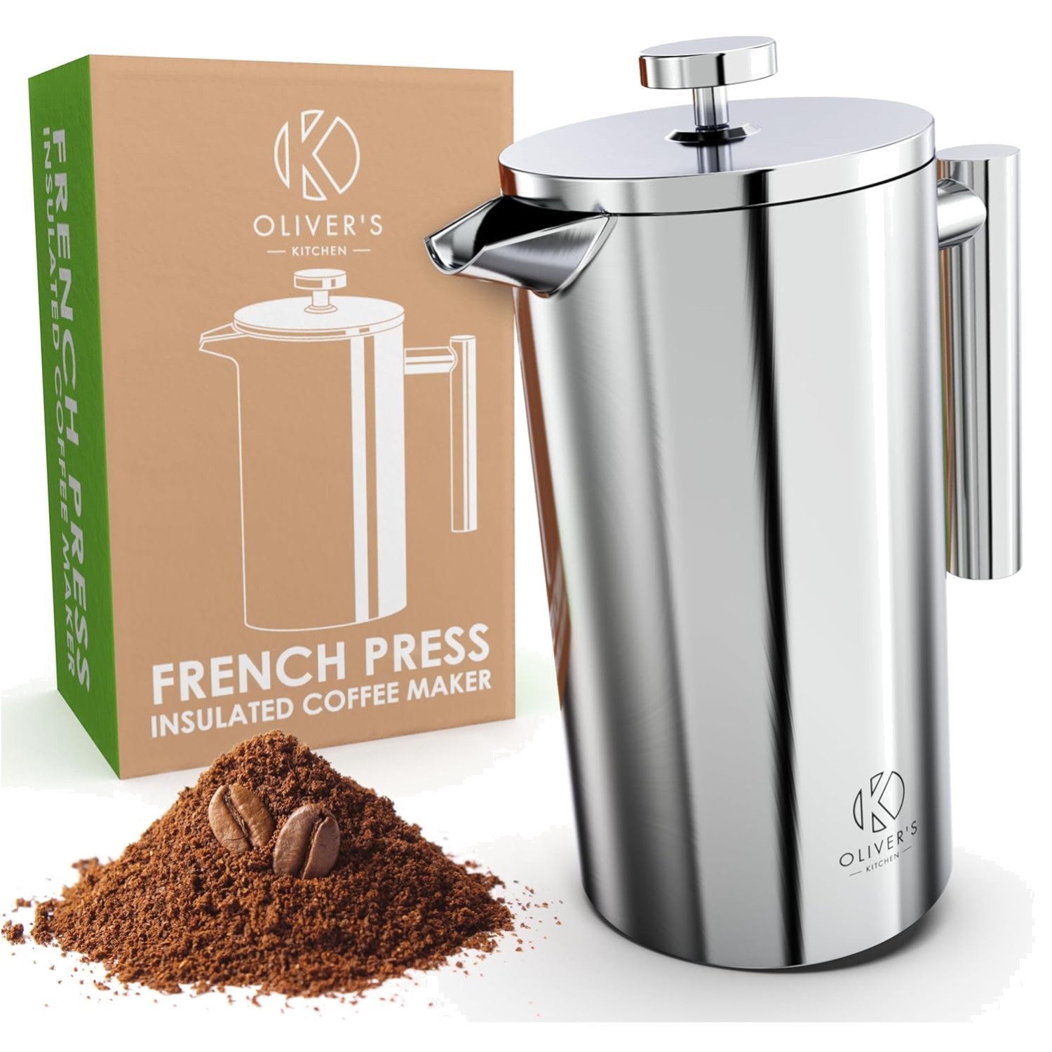 Cafetiere Coffee Maker - Thermal Insulated Double Wall - Sta