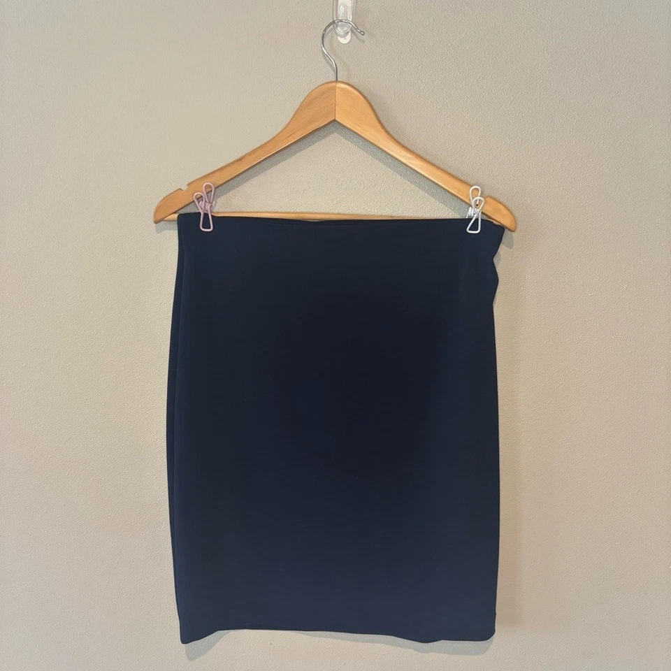 Falda lápiz JOSEPH RIBKOFF azul medianoche 40 midi talla 10 nueva con etiquetas Foto 2 de 4