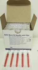 Relleno romo con filtro 18G x 1,5 100 unidades 305211 cantidad 100 por caja