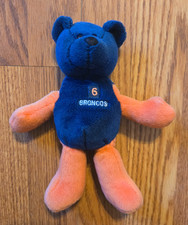 RARE DENVER BRONCOS Bubby Brister #6 Limited Treasures Bear, VTG 1999