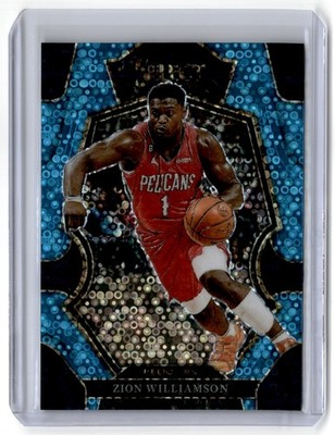 2022-23 Select Light Blue Fast Break Disco Premier Zion Williamson 61/99 New