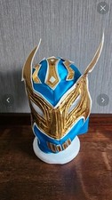 SIN CARA Wrestling Maske. Original Replica Kostüm/Superstar/Wrestler blau