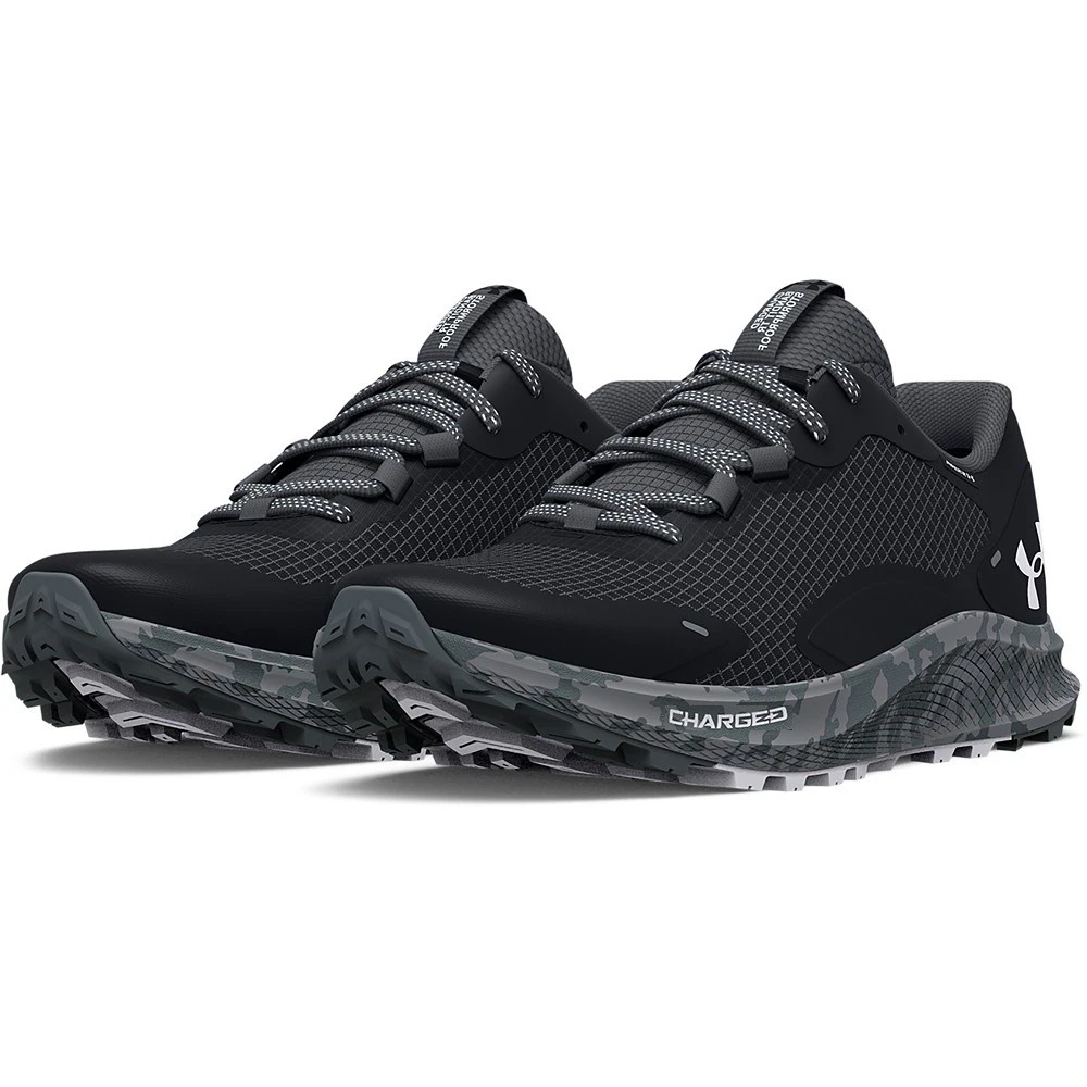 Under Armour 3024725 Men's UA Charged Bandit Trail 3 Sneaker Hiking Shoes, Black