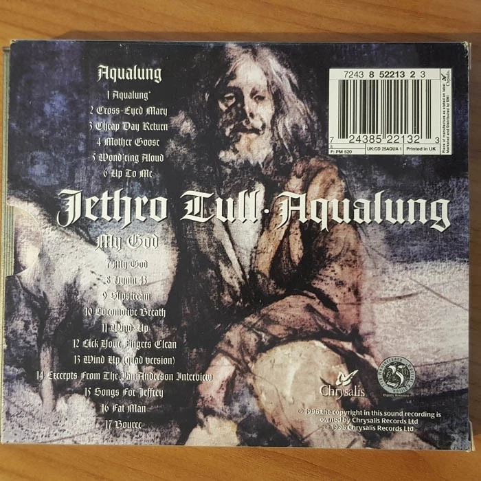 JETHRO TULL Aqualung (25th Anniversary SE) O-CARD NM/EX(CD) - Bild 4 von 4