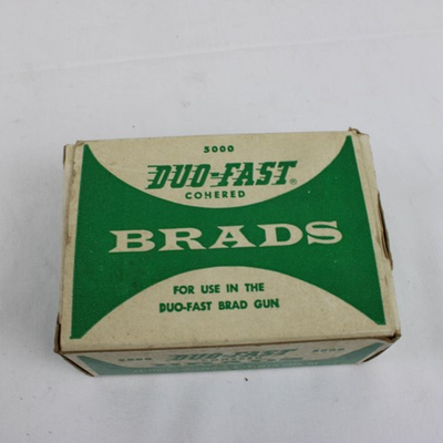 #ad #ad Vintage Duo Fast Brads Fasteners Cohered Rust Resistant Metal Pack $10.39