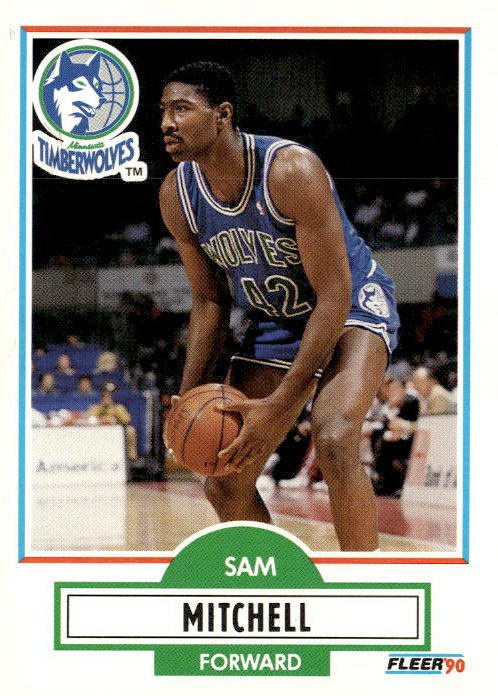 1990-91 Fleer #114 Sam Mitchell