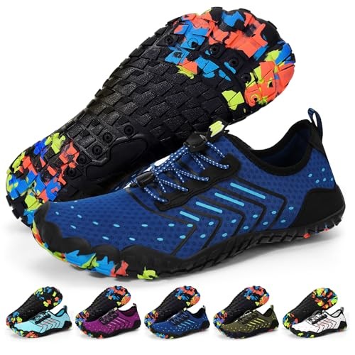 Hike Barefoot Water Shoes Women Men, Newly Quick-Dry & Wide Toe Box Breathable