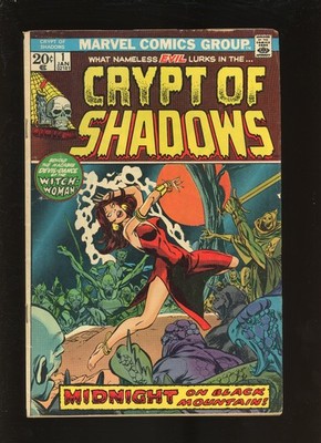 Crypt of Shadows #1 1973 Marvel 20c Horror Witch-Woman Gil Kane Cover VG