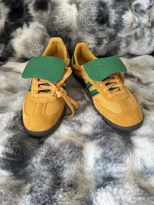 Adidas Originals Samba LT Men’s Size 10 IE9165 Preloved Yellow Green Brazil New - Image 1 of 4