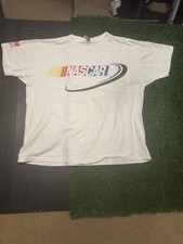 Vintage 90s NASCAR Racing T Shirt XL White 1997 3M Official Provider Logo Tee
