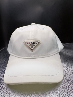 Prada White Adjustable Baseball Cap for Men Designer Casual | eBay