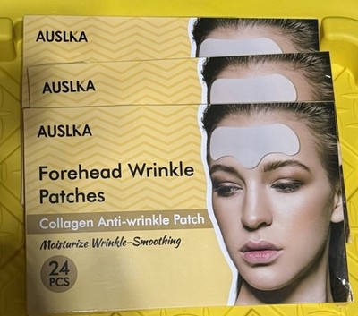 Lot (24) Pcs Forehead Wrinkle Patches - anti Wrinkle Facial Patches Collagen