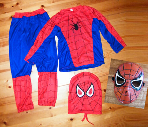 Costume Spiderman Enfant  Déguisement Super Héros  + Masque  Carnaval - Photo 1/3