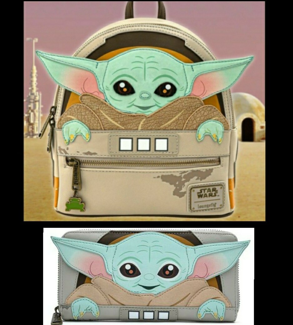 Loungefly Star Wars Mandalorian Baby Yoda The Child Backpack 